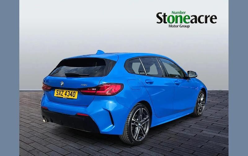 Used BMW 118 M Sport 134 HP (98 kW) 2023 Blue Hatchback