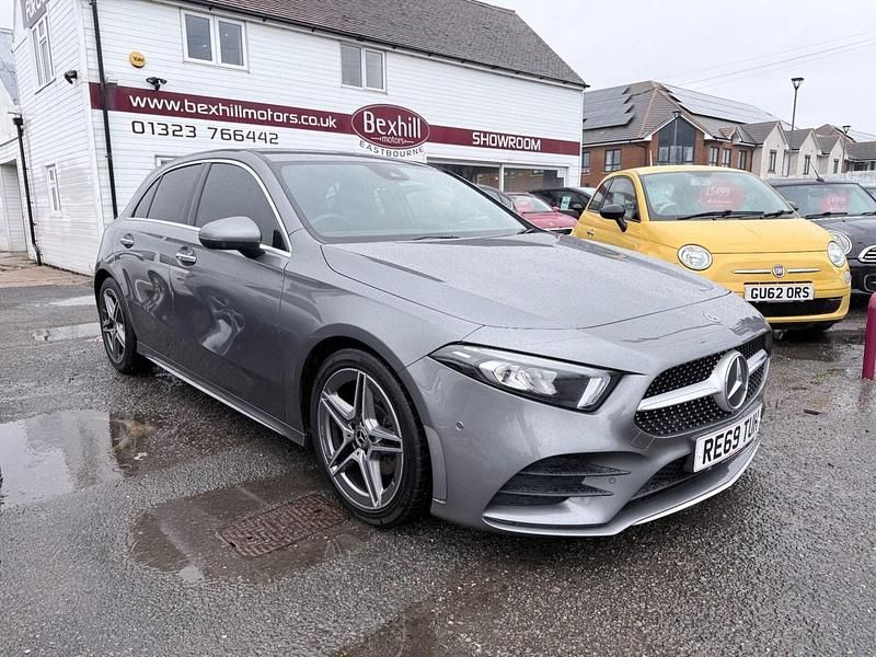 Used Mercedes A200 AMG Line Premium 163 HP (119 kW) 2019 Grey Hatchback