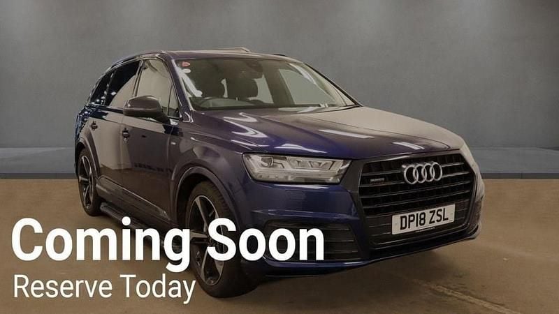Blue Used 2018 Audi Q7 Black Edition SUV | £23,790 (Super price) - Image 1/1
