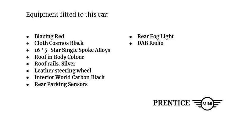 Used Mini One Countryman 97 HP (71 kW) 2014 Red SUV