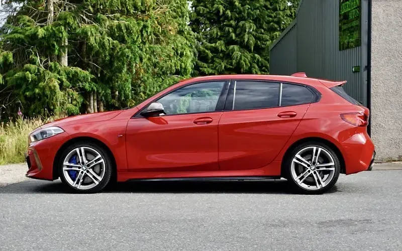 Used BMW M135 Basis 306 HP (225 kW) 2020 Red Hatchback