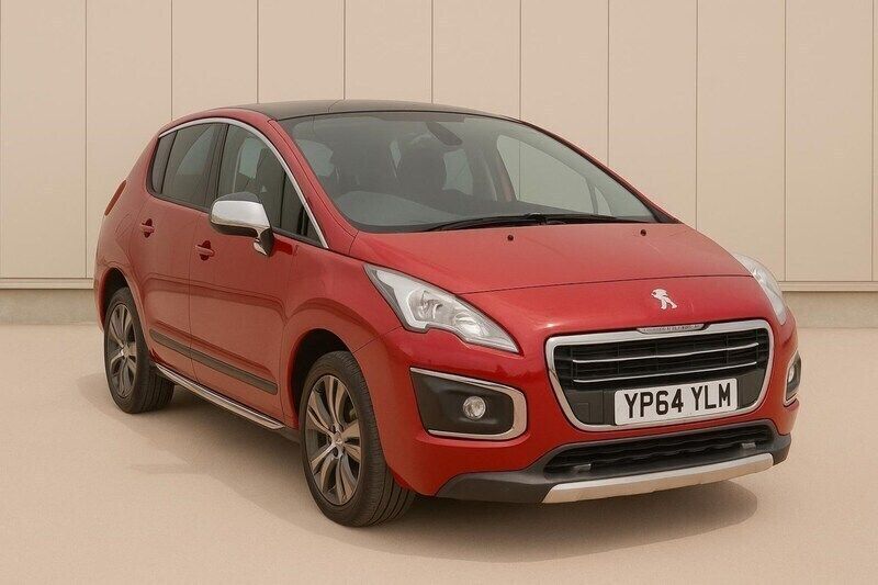Red Used 2014 Peugeot 3008 Allure Hatchback | £4,990 (Fair price) - Image 1/4