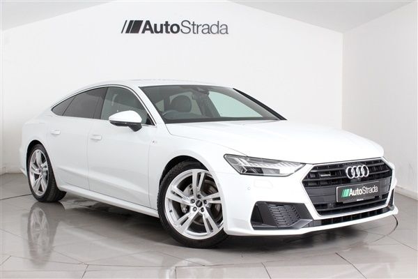 White Used 2022 Audi A7 Sportback S-Line Hatchback | £29,695 (Good price) - Image 1/1