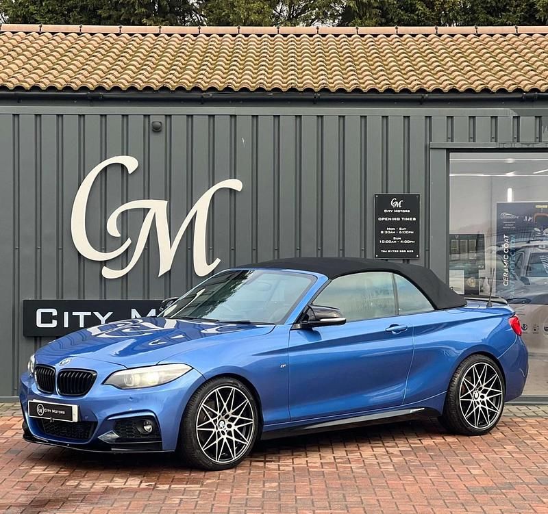 Used BMW 220 M Sport 2018 Blue Cabriolet