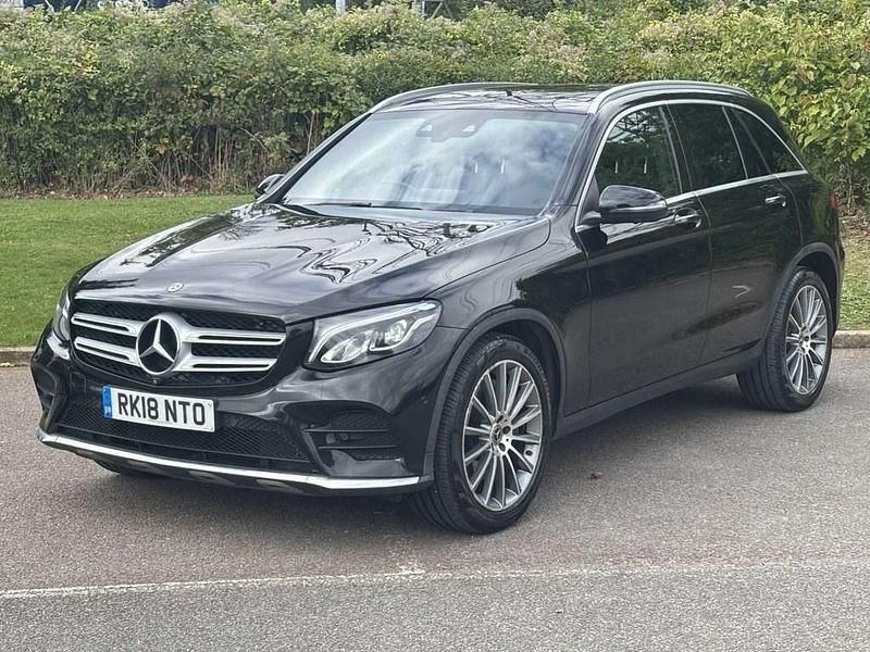 Black Used 2018 Mercedes GLC250 AMG line SUV | £16,700 (Good price) - Image 1/4