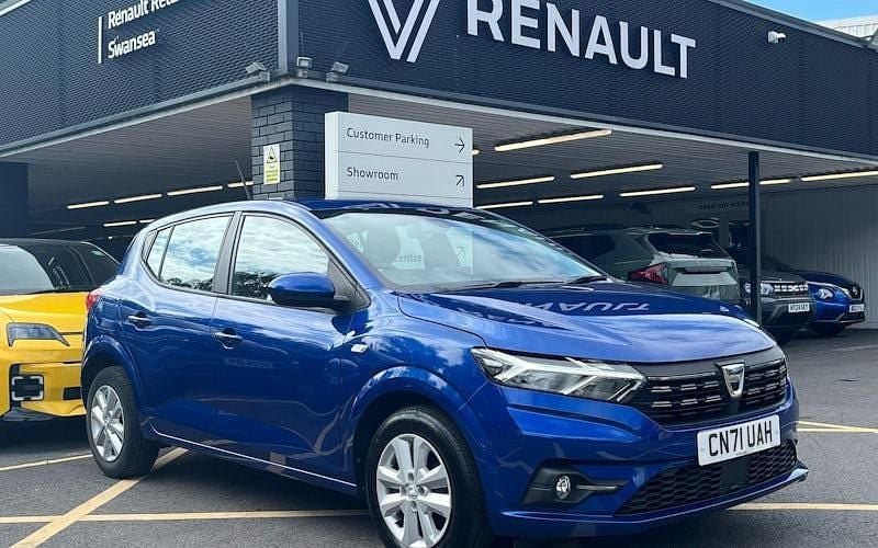 Blue Used 2021 Dacia Sandero Comfort Hatchback | £9,470 (Good price) - Image 1/4
