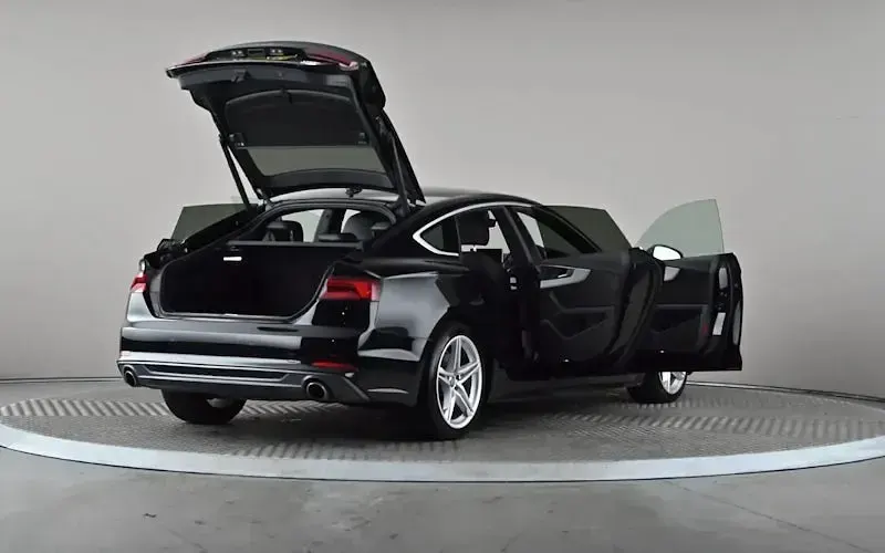 Used Audi A5 Sportback S-Line 252 HP (185 kW) 2018 Black Hatchback