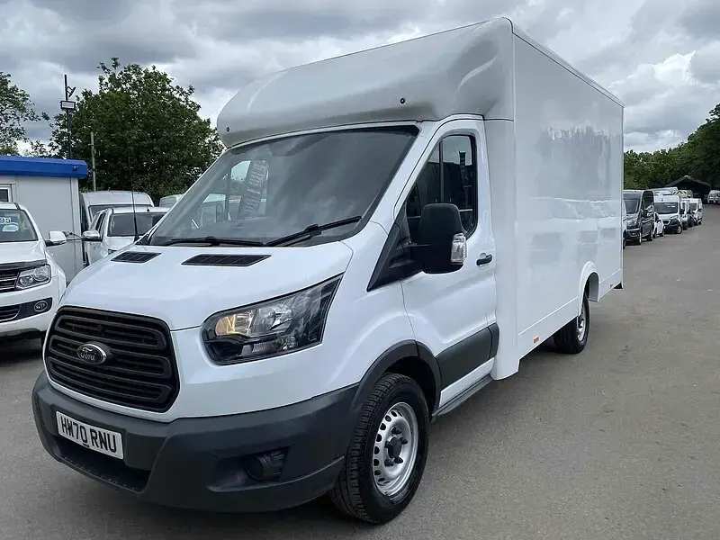 Used Ford Transit 130 HP (95 kW) 2020 White Cabriolet
