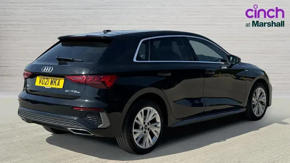 Used Audi A3 e-tron S-Line 204 HP (150 kW) 2021 Black Hatchback