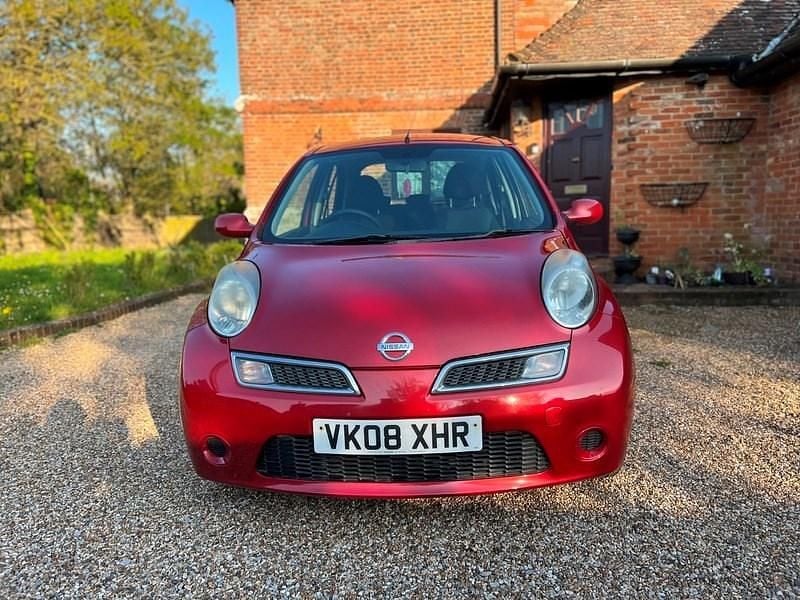 Red Used 2008 Nissan Micra Acenta+ Hatchback | £1,999 (Fair price) - Image 1/4