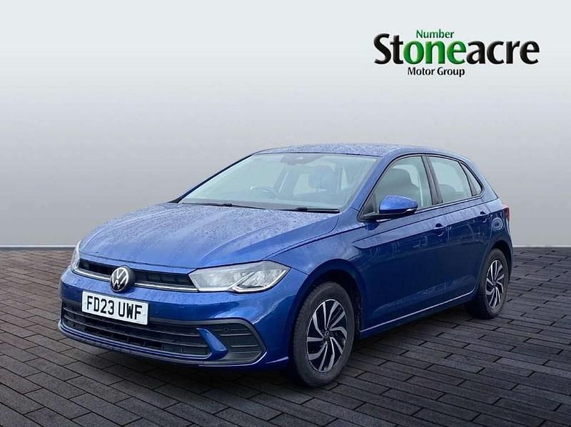 Used VW Polo Life 95 HP (69 kW) 2023 Blue Hatchback