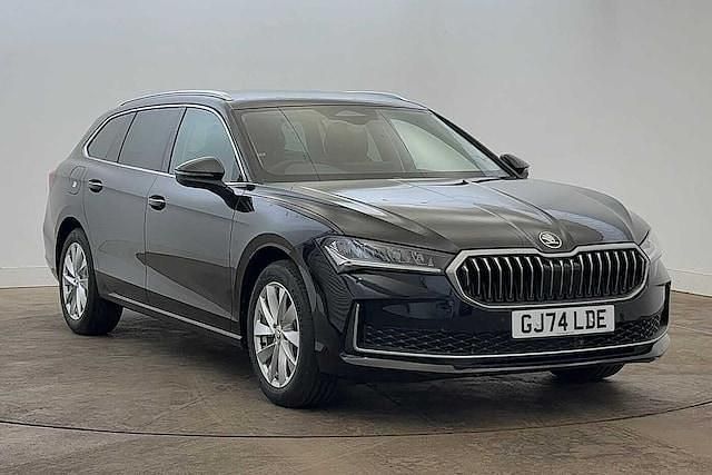 Midnight black metallic New 2024 Skoda Superb SE Technology Estate | £28,900 (Super price) - Image 1/4