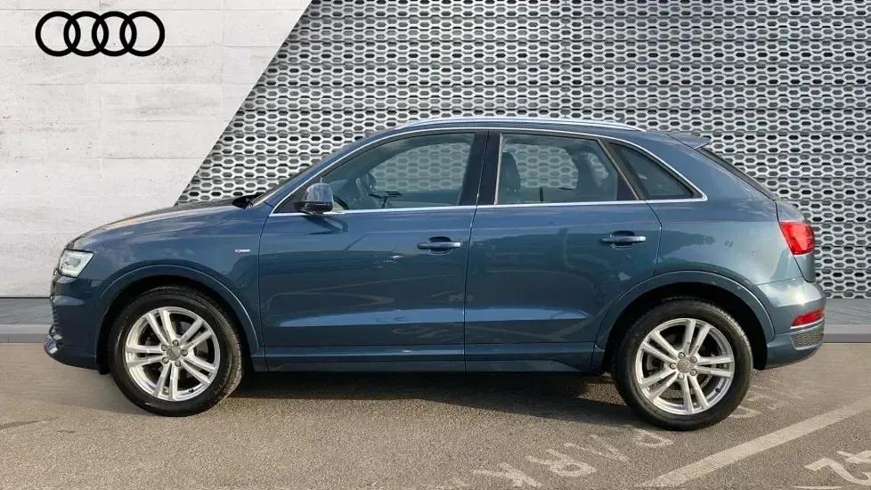 Used Audi Q3 S-Line 150 HP (110 kW) 2017 Blue SUV