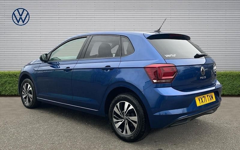 Used VW Polo Match 95 HP (69 kW) 2021 Blue Hatchback