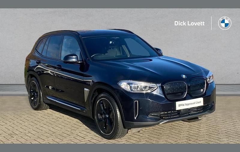 Black Used 2021 BMW iX3 Shadowline SUV | £23,777 (Fair price) - Image 1/4