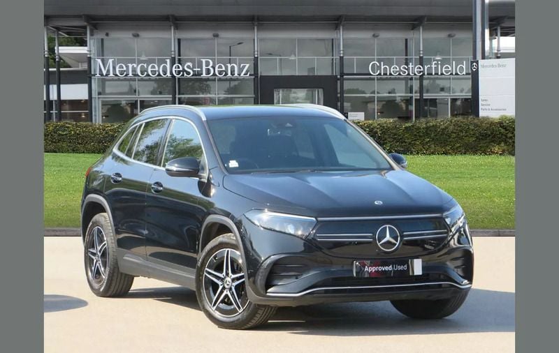 Black Used 2021 Mercedes EQA250 AMG line SUV | £20,398 (Fair price) - Image 1/4
