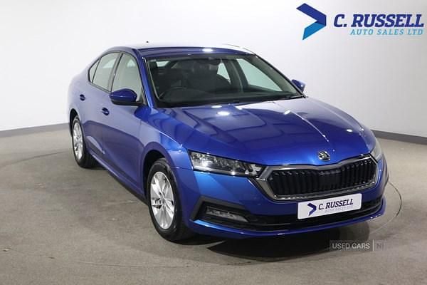 Used Skoda Octavia SE Technology 110 HP (80 kW) 2022 Blue Hatchback