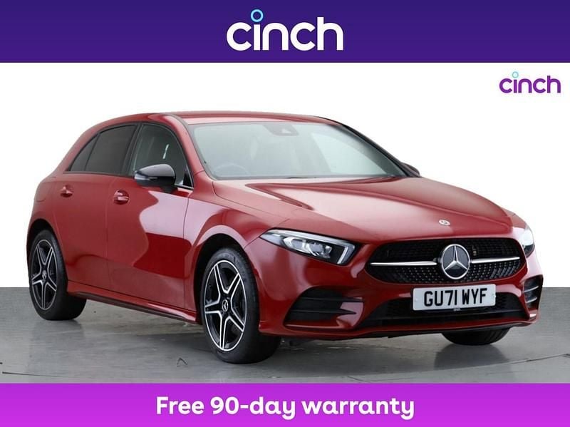 Red Used 2021 Mercedes A250 AMG line Hatchback | £16,649 (Fair price) - Image 1/3