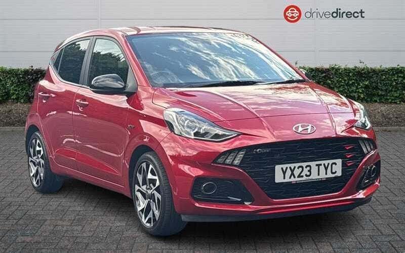 Red Used 2023 Hyundai i10 N Line Hatchback | £13,940 (Fair price) - Image 1/4