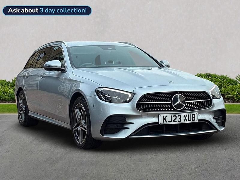Silver Used 2023 Mercedes E300 AMG Line Premium Estate | £32,599 (A bit pricey) - Image 1/4