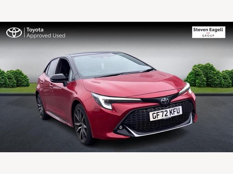 Red/black Used 2023 Toyota Corolla Sport Hatchback | £20,504 (Fair price) - Image 1/3
