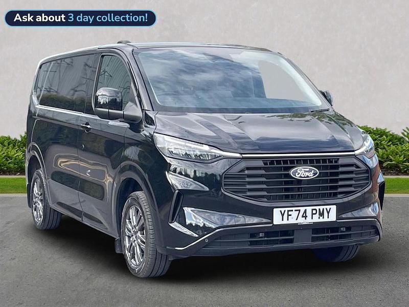 Black Used 2024 Ford Transit Custom Limited Van | £27,900 (Expensive) - Image 1/4