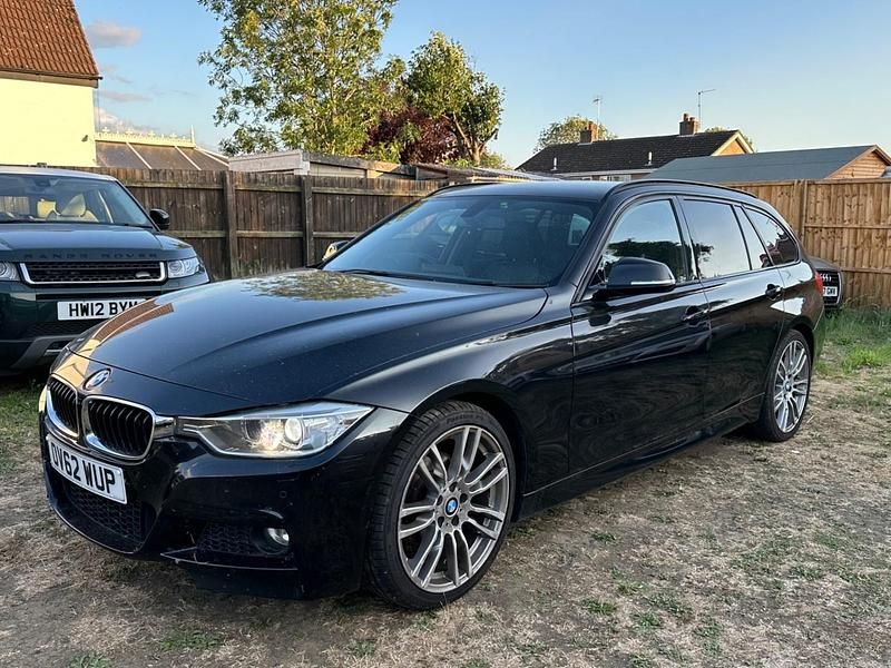 Black Used 2012 BMW 320 M Sport Estate | £4,750 (Fair price) - Image 1/4