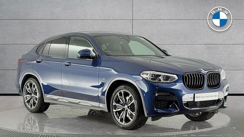 Blue Used 2020 BMW X4 M Sport SUV | £28,990 (Fair price) - Image 1/4