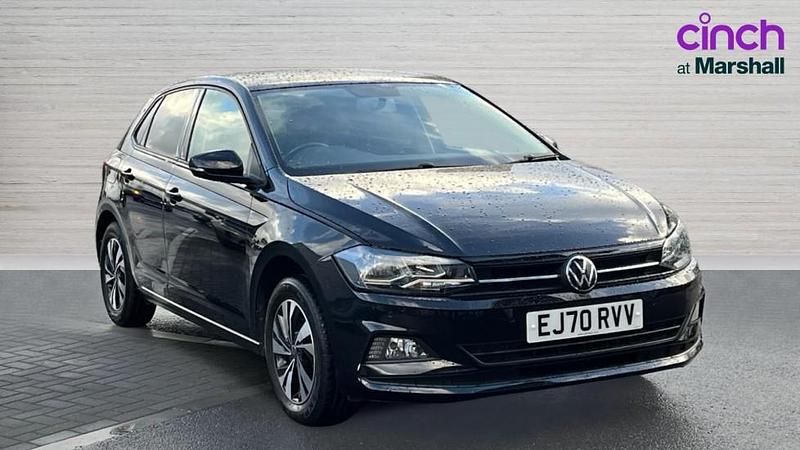 Used VW Polo Match 80 HP (58 kW) 2020 Black Hatchback