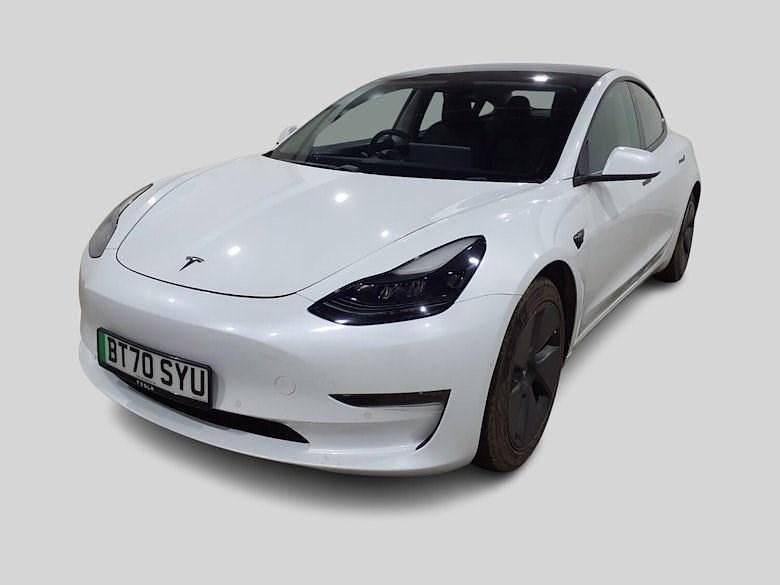 Used Tesla Model 3 Long Range AWD 366 kW (498 HP) 2020 White Sedan