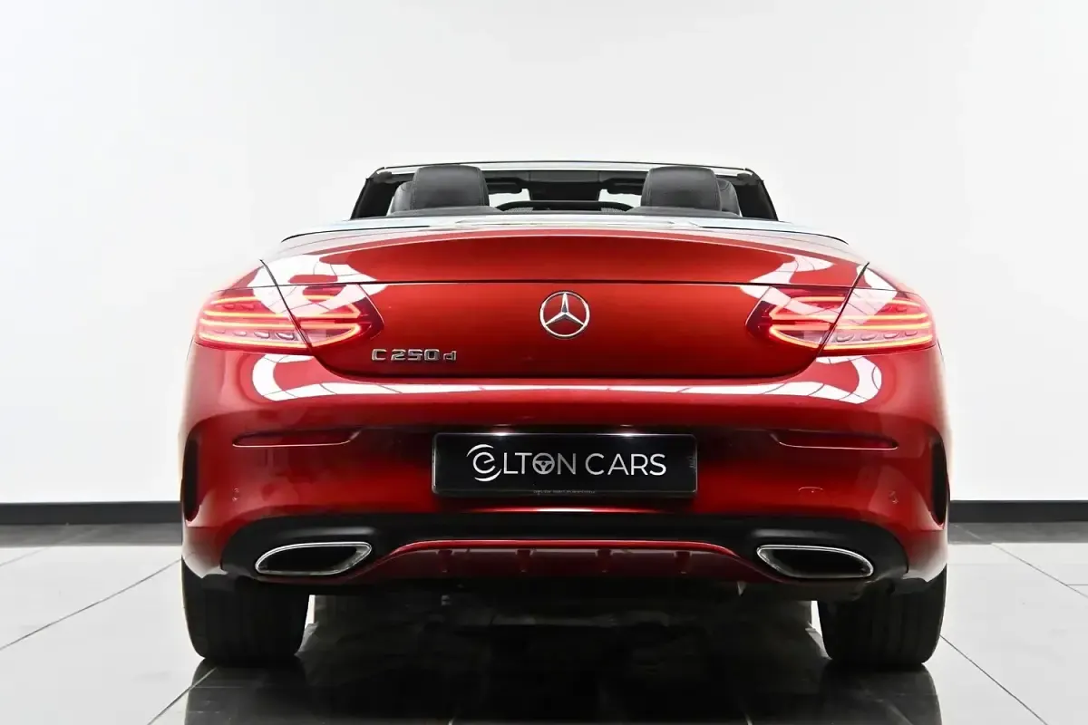 Used Mercedes C250 AMG Line Premium Plus 2017 Red Cabriolet