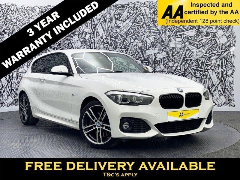 White Used 2018 BMW 120 M Sport Hatchback | £14,295 (Fair price) - Image 1/2