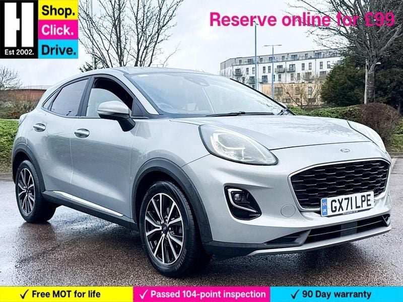 Used Ford Puma Titanium 2021 Silver Hatchback