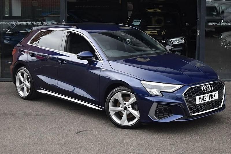 Blue Used 2021 Audi A3 S-Line Hatchback | £17,990 (Fair price) - Image 1/1