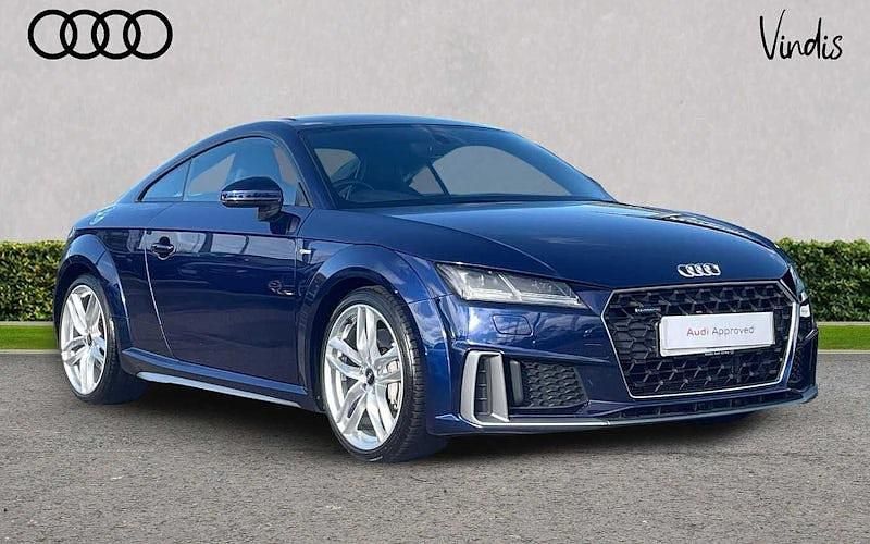 Blue Used 2023 Audi TT S-Line Coupe | £29,185 (A bit pricey) - Image 1/4