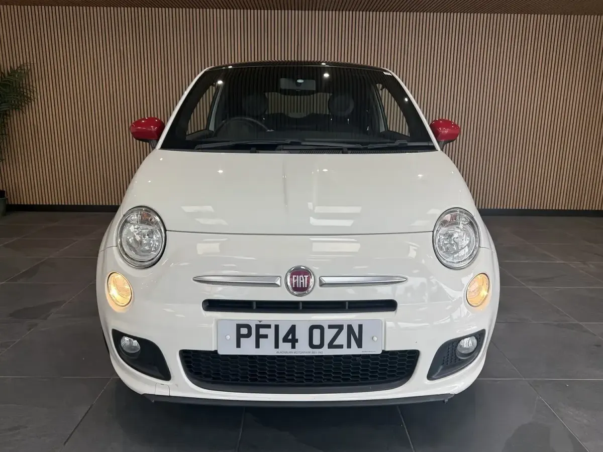 Used Fiat 500 S 69 HP (50 kW) 2014 White Hatchback