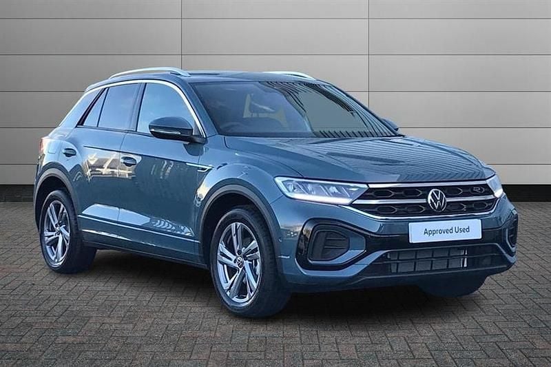 Petrol blue New 2025 VW T-Roc R-line SUV | £30,595 (Super price) - Image 1/3