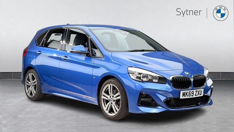 Used BMW 218 Active Tourer M Sport 138 HP (101 kW) 2019 Blue MPV