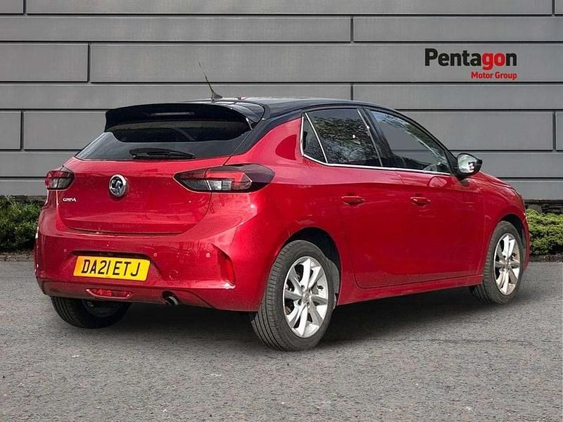 Used Vauxhall Corsa Elite 101 HP (74 kW) 2021 Red Hatchback