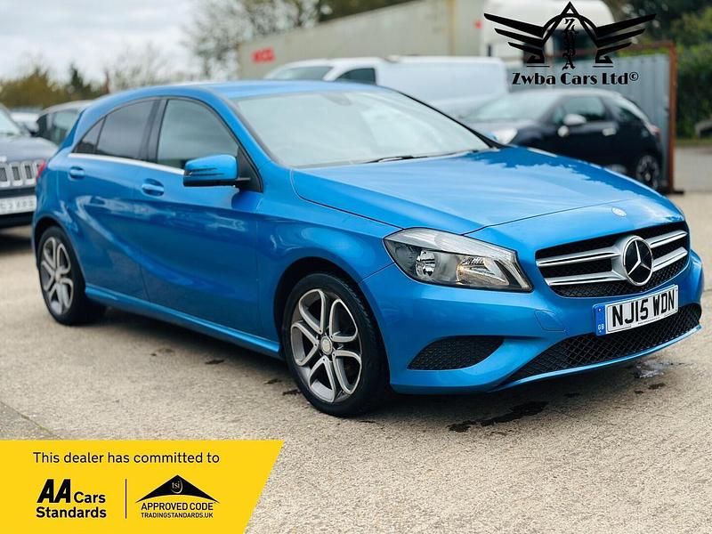 Used Mercedes A200 2015 Blue Hatchback