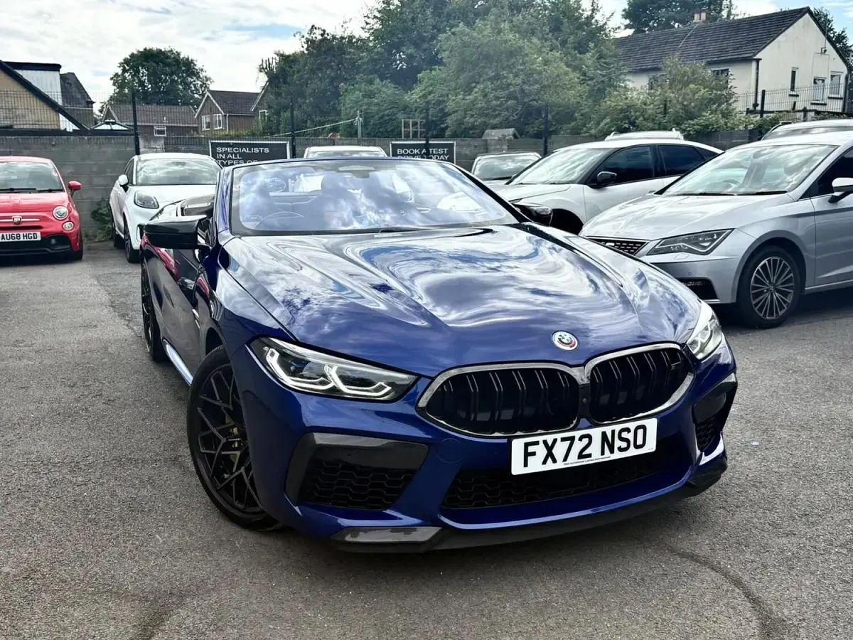 Used BMW M8 Competition Edition 616 HP (453 kW) 2022 Blue Cabriolet