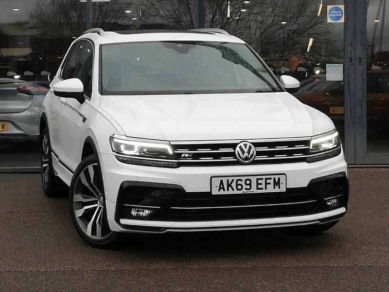 Used VW Tiguan R-line 150 HP (110 kW) 2019 White SUV