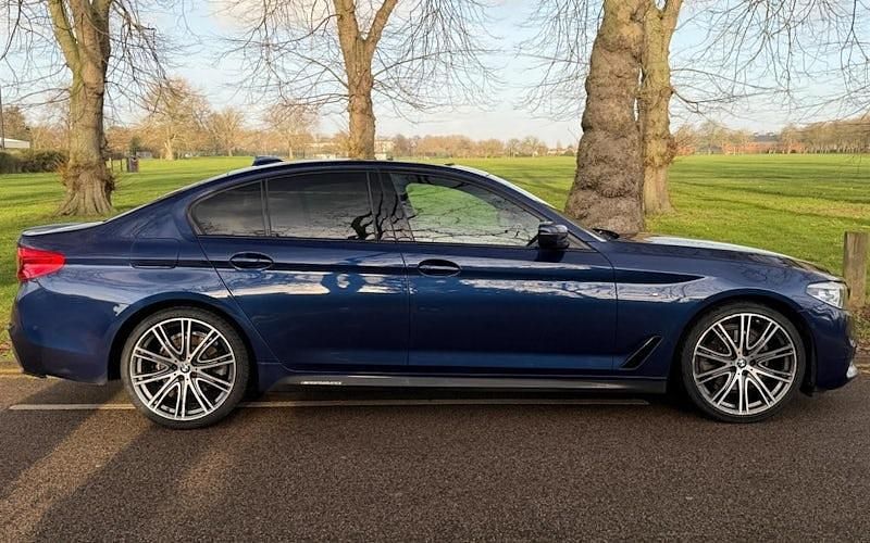 Used BMW 520 M Sport 190 HP (139 kW) 2018 Blue Sedan