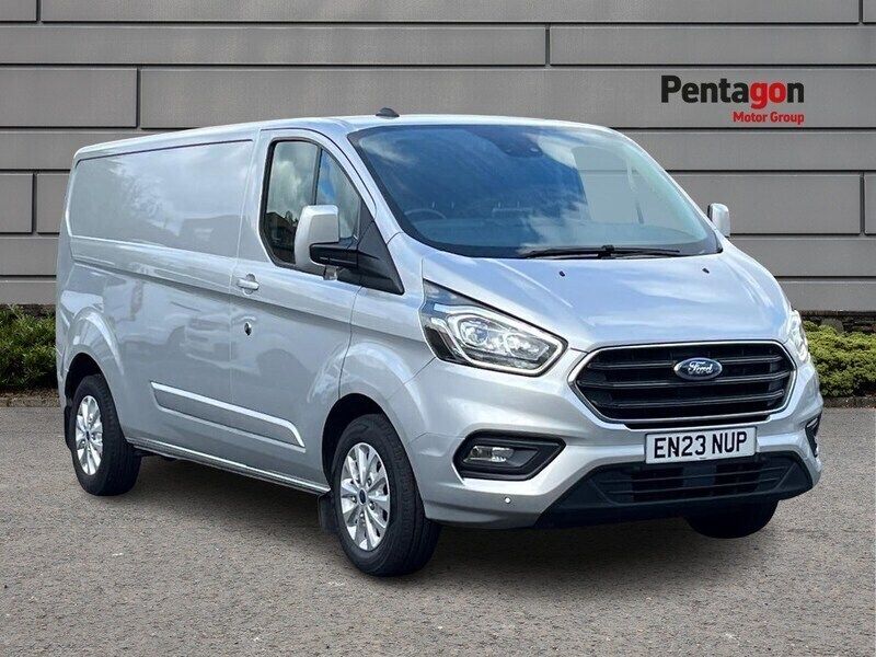 Silver Used 2023 Ford Transit Custom Limited Van | £18,995 (Fair price) - Image 1/3