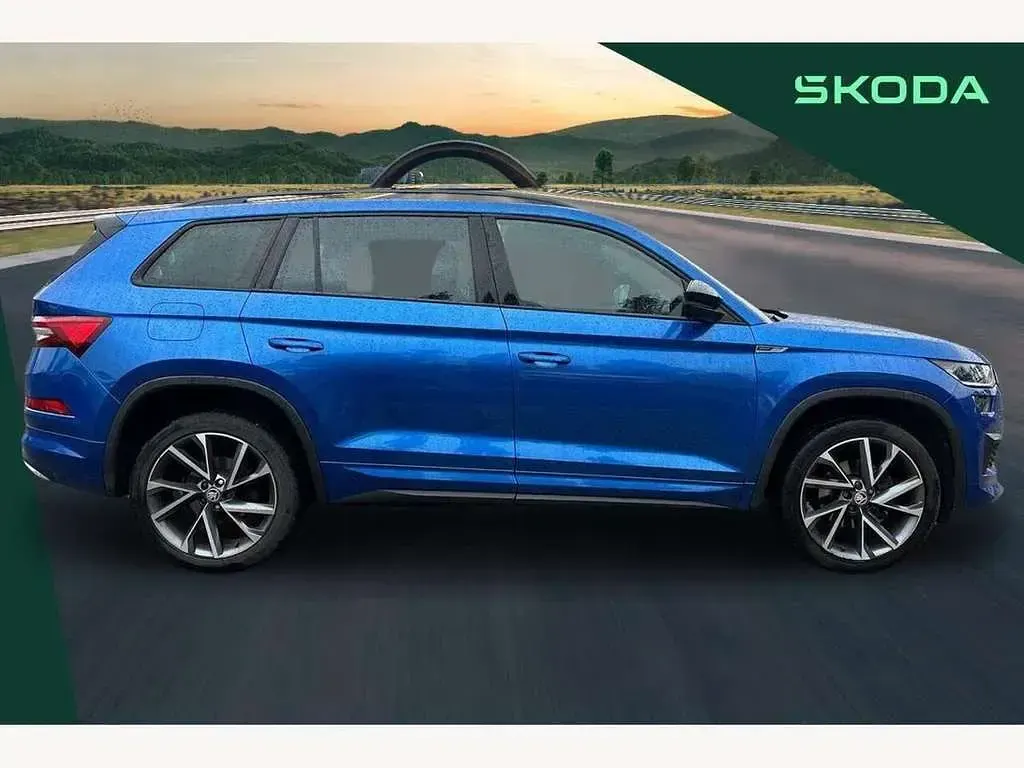 Used Skoda Kodiaq SportLine 150 HP (110 kW) 2023 Blue SUV