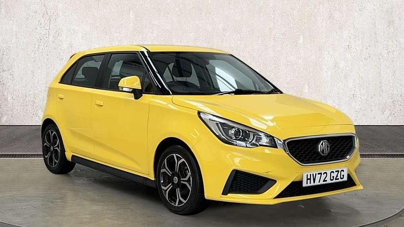 Yellow Used 2022 MG MG3 Excite Hatchback | £9,990 (Fair price) - Image 1/4