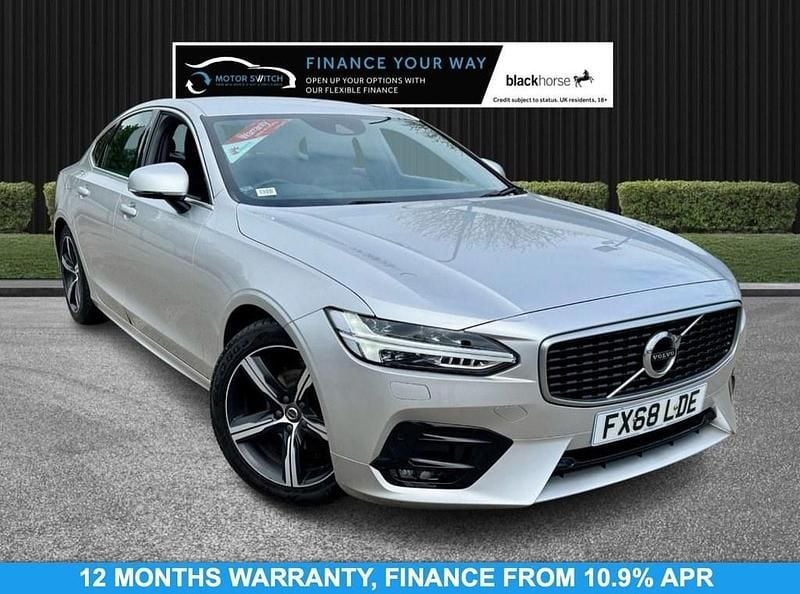 Silver Used 2018 Volvo S90 R-Design Sedan | £13,795 (Fair price) - Image 1/4