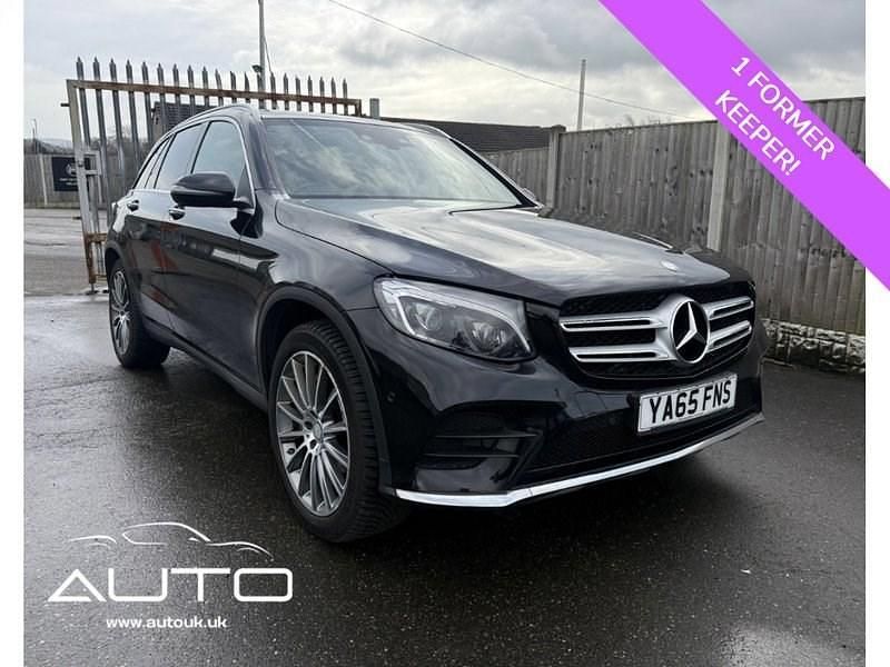 Used Mercedes GLC250 AMG Line Premium 204 HP (150 kW) 2015 Black SUV