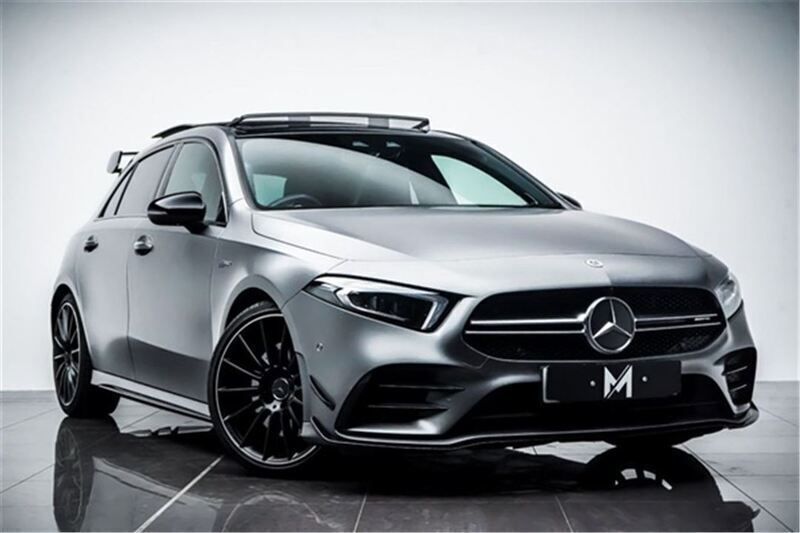 Grey Used 2020 Mercedes A35 AMG Premium Plus Hatchback | £30,495 (Expensive) - Image 1/2