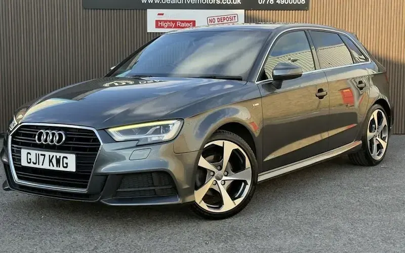 Used Audi A3 Sportback S-Line 150 HP (110 kW) 2017 Grey Hatchback